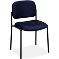 Hon basyx by HON Stacking Armless Guest Chair - Fabric - Navy BSXVL606VA90